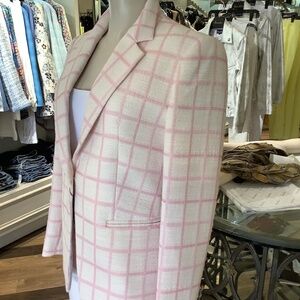 Famous Barcelino of SF  viscose cotton blend classic blazer